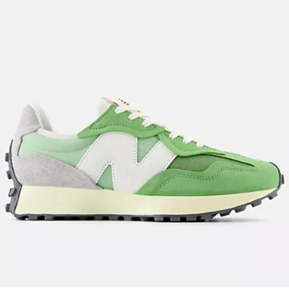 New Balance 327 Unisex WOMEN'S 6 / Men 4.5 Sneakers Shoes Kiwi Avocado NEW - Picture 4 of 10